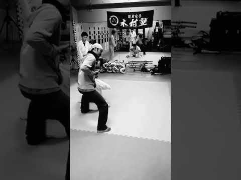 組手での踏み蹴り