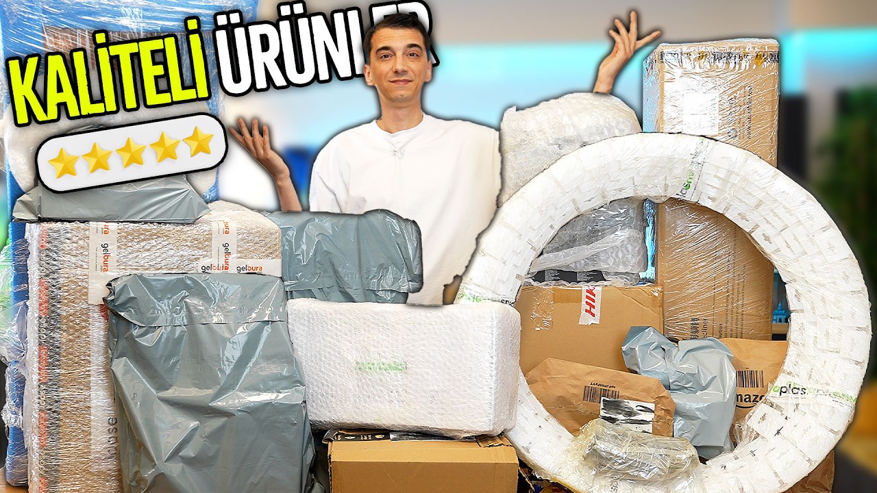 Sadece Kaliteli Ürünler! Toplu Paket Açılışı