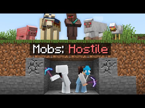 SpeedSilver - Minecraft, But Every Mob is HOSTILE...