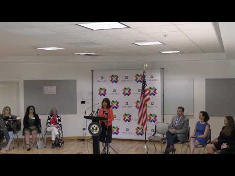 988 Press Conference | Congresswoman Jackie Speier and the StarVista Crisis Center