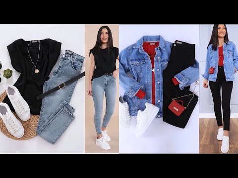 LOOKS DIARIOS / ES FÁCIL VESTIR SENCILLA Ropa Básica COMBINACIONES CASUALES PARA MUJER