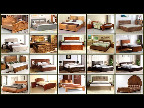 Wooden Bed Design Ideas / Wooden bed design / Double bed design