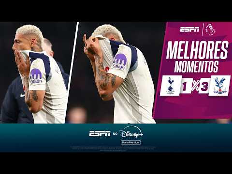 Gols e lances de Tottenhan x Crystal Palace