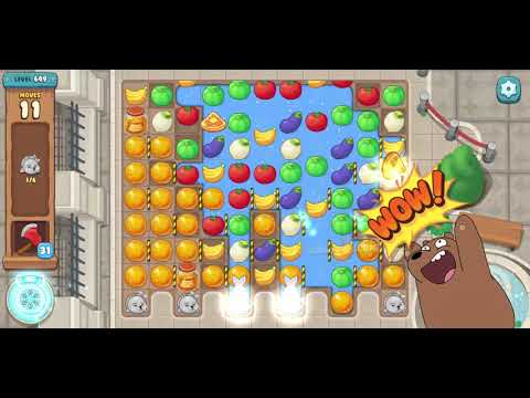 We Bare Bears the Puzzle for Kakao Level 649 - No Boosters