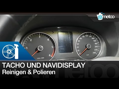 83metoo - Tachoscheibe und Navi Display streifenfrei reinigen und Kratzer entfernen