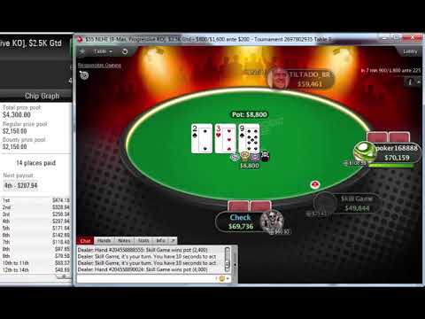 "poker168888" beat 85 players to win the pokerstars $55 NLHE [8-Max, Progressive KO], $2.5K Gtd