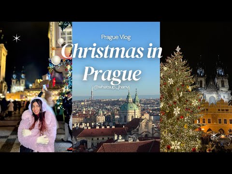 My First Christmas in Prague 🎄✨ | Magical Markets, Castles & Festive Vibes! 🇨🇿❄️
