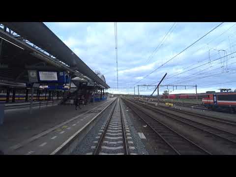 A train driver's view: Amersfoort Vathorst - Amsterdam CS, SLT, 31-Aug-2020.