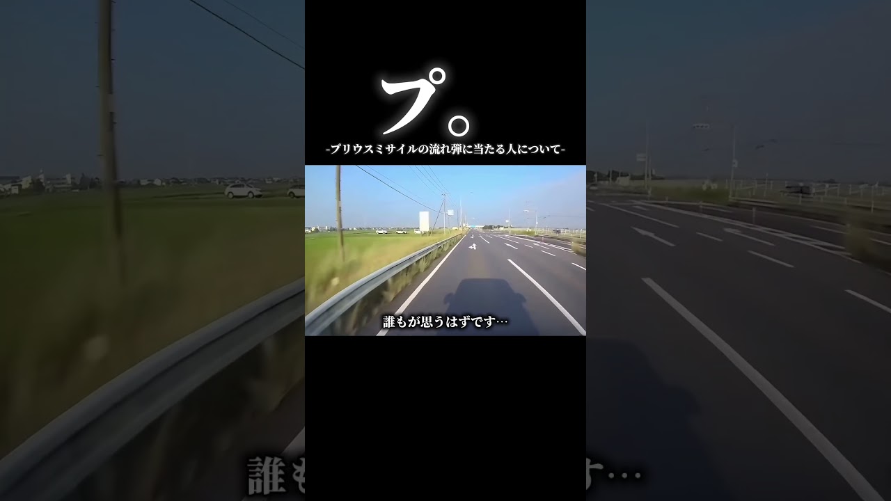 プ。プリウスミサイルの流れ弾に当たる人について#車 #車好きと繋がりたい #プリウスミサイル #ドラレコ映像