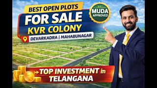 Download lagu Best Open Plots in Deverkadra Mahabubnagar | MUDA Approved KVR Colony | Plot Investment 2026 mp3