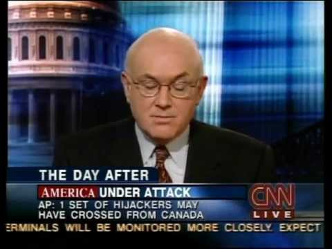 CNN 9/11 LIVE TV Coverage (9/12/01) 6:45 P.M - 7:00 P.M