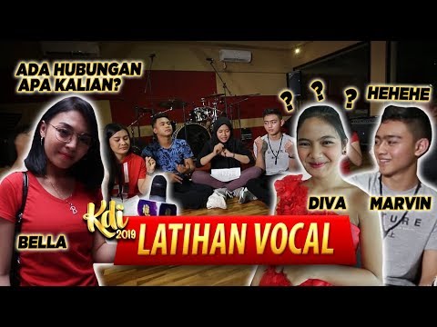 EH ADA HUBUNGAN APA NIH MARVIN & DIVA? | Peserta KDI Latihan Vokal