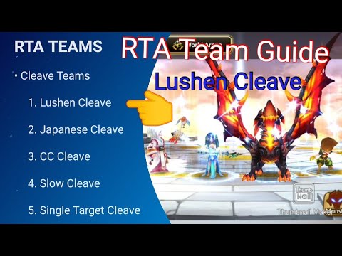 RTA Team Building Guide.. Cleave Teams Episode 1 - Lushen Cleave
