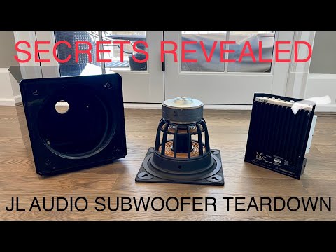 JL Audio Subwoofer SECRETS REVEALED - E110 - teardown