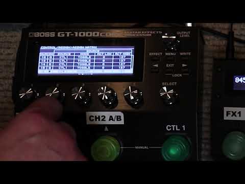 BOSS GT-1000 Core and ES-5 - Tuner MIDI Control using Mute Switch