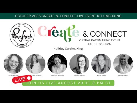 [Unboxing] October 2025 Create & Connect "Holiday Cardmaking" Event Kit + GIVEAWAY!✨📦