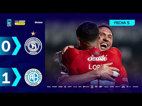 INDEPENDIENTE RIVADAVIA 0 - 1 BELGRANO | Resumen del partido | #TorneoMercadoLibre 2026 🏆