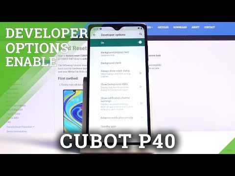 How to Unlock Developer Options in CUBOT P40 - Access Developer Hidden Menu