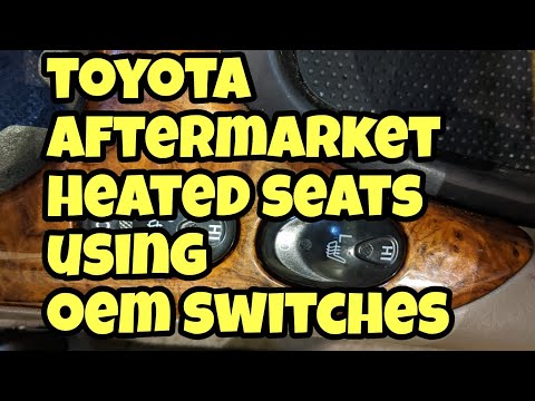 Toyota tundra aftermarket seats with OEM switches, how to wire them up