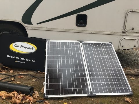 Go Power Portable Solar Panel (for RV) Review
