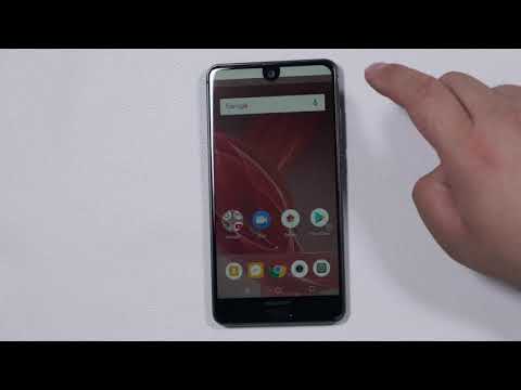 SHARP AQUOS C10(unboxing, ui)