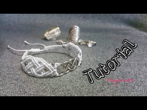 Macrame Bracelet with Beads Tutorial Easy Jewelry Making