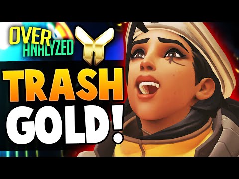 Overwatch Coaching - PLAT TANK TROLLS ON SUPPORT?! (but thinks he's good?!) [OverAnalyzed]