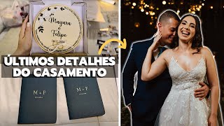 Papelaria e Últimos Detalhes DO CASAMENTO! Porta Aliança, Caderno De Votos, Placa de Entrada, Doces