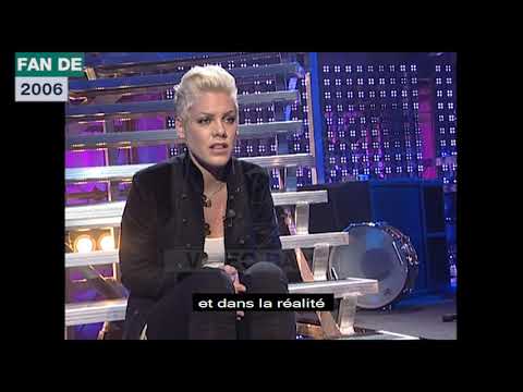 Extrait archives M6 Video Bank // Interview de Pink (Fan De - 2006)