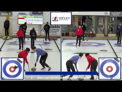 Daniel Humbke vs. Justin Runciman - Draw 9 - Curling Alberta Mixed Provincial Championship