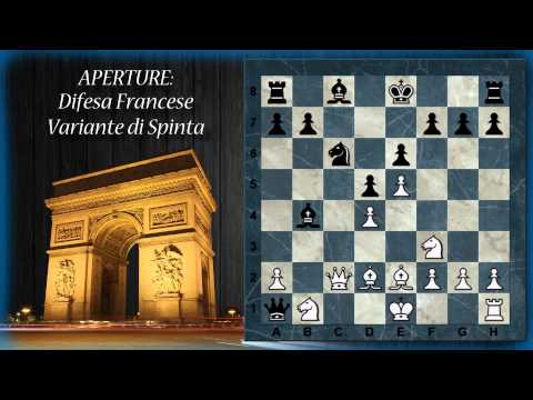 Aperture di Scacchi 03 - Difesa Francese - Variante di spinta e minori
