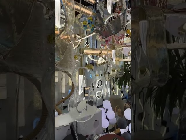 نجفة مودرن زجاج تشكيلي 120 سم