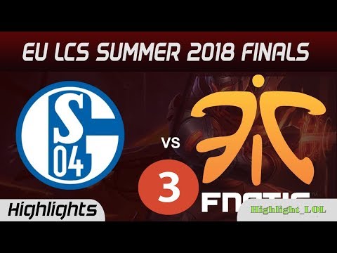 [EU LCS mùa hè 2018] S04 vs FNC  playoffs  #3_Schalke 04 vs Fnatic
