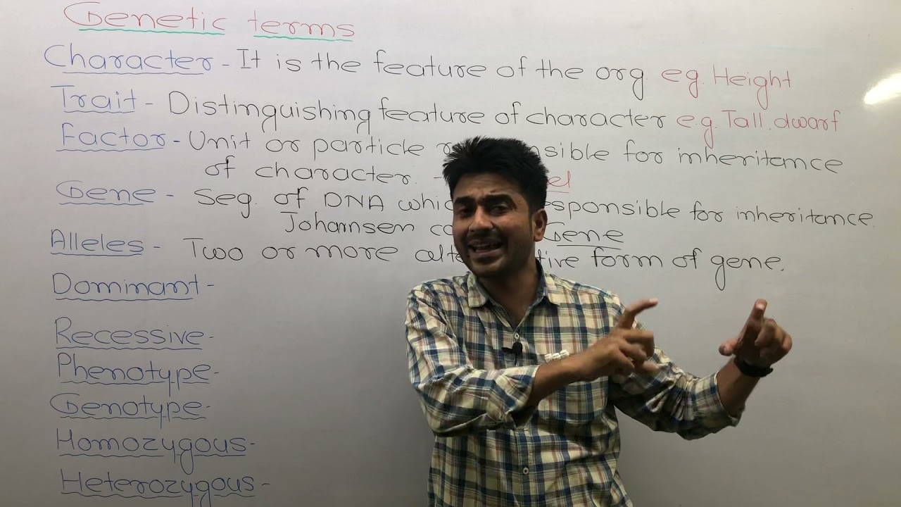 Principles of Inheritance and Variation - 03 (Genetic Terms)