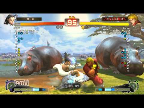cairik [Rose] vs Larky- [Ken] SSF4 AE ver.2012 Japanese Online Ranked Matches