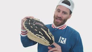 Video thumbnail: Wilson A2000 SuperSkin 2820 12.25" Baseball First Base Mitt: WBW1001211225