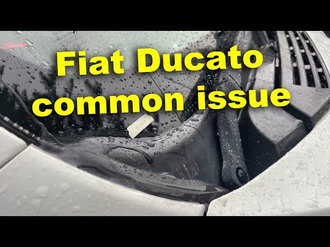Prevent Fiat Ducato Engine Rust - Stop water from entering engine bay