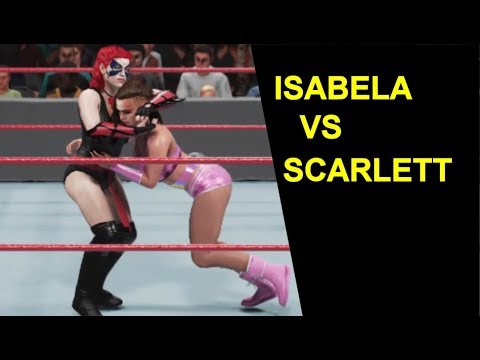 WWE 2K19 Isabela vs Scarlett - Knockout Match