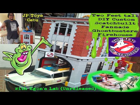 Ghostbusters Firehouse, Two Feet tall, DIY, Fanmade with Egon's Lab (Unreleased)