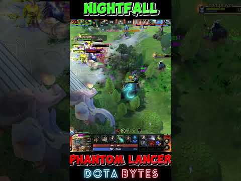 Nightfall Phantom Lancer Rampage! 🔥 Player Perspective 😎 Dota 2 Highlights #dota2 #dotabytes