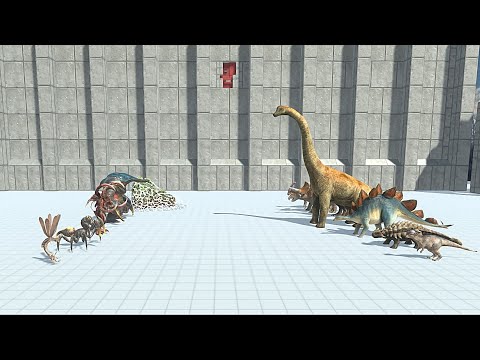ALIEN EXOTICA VS HERBIVORE DINOSAURS - Animal Revolt Battle Simulator