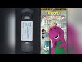 Barney S Magical Musical Adventure 1992 1993 VHS Release 1995 Reprint Canadian Release
