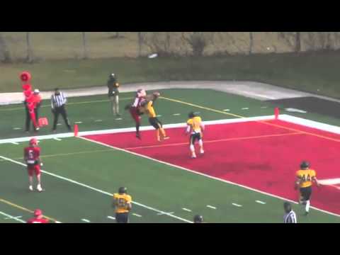 5'9" DB intercepts a 6'8" WR with one hand