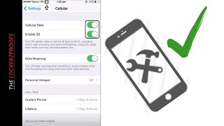 How to Fix iPhone stuck on EDGE / 2G Problem