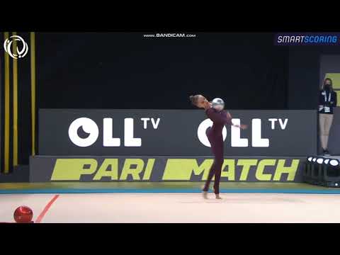 Polina KARIKA (UKR) Ball AA - European Championships Kyiv 2020