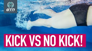 Does Leg Kick Matter In The Triathlon Swim? | Kicking Vs No Kick When Swimming Freestyle