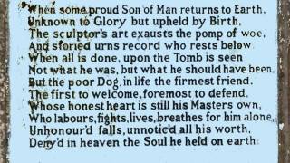 Epitaph to a Dog by George Gordon, Lord Byron (read by Tom O&#39;Bedlam)