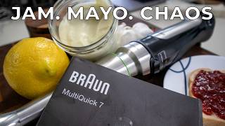 Braun MultiQuick 7 Test & Mayonnaise mit Erdbeermarmelade-Rezept | Unboxing-Geschenk zum Vatertag