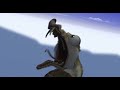 Scrat Gets Stuck Between Ice Blocks Ice Age S Funniest Panic Scene
