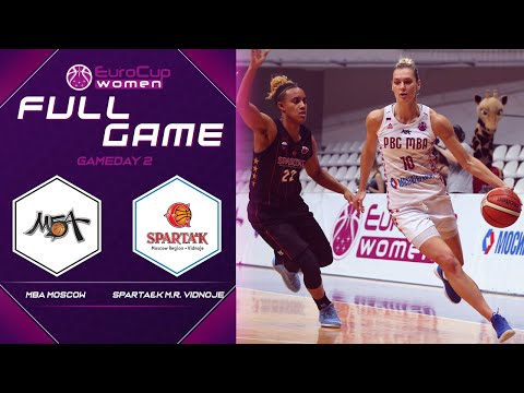 MBA Moscow v Sparta&k M.R. Vidnoje - Full Game - EuroCup Women 2019-20